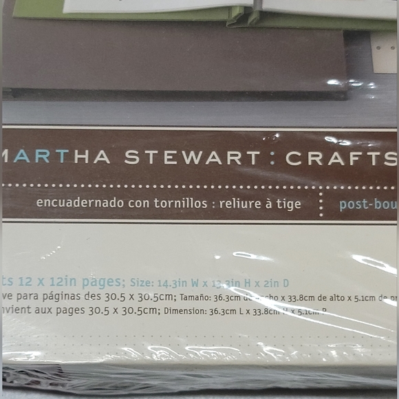Martha Stewart  Craft Albums Fits 13.5 In. Acid Free Side Loading Pockets. - Picture 3 of 6